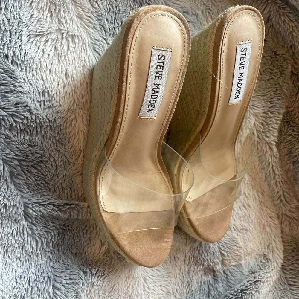 Steve Madden Espadrille Platform size -  6.5